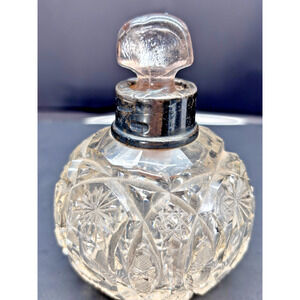 Edwardian Silver Collar Scent / Perfume Bottle 1900s w/Hallmarks